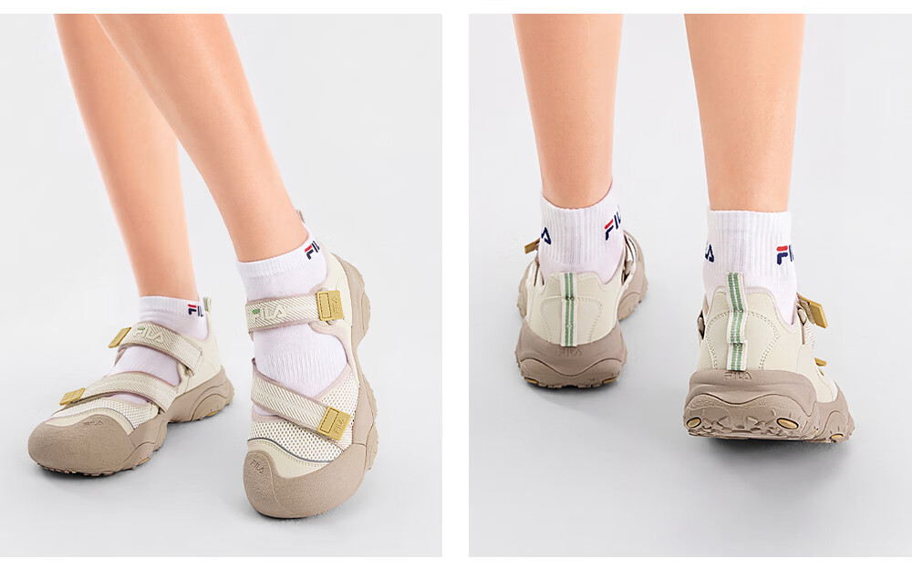 FILA Cat Paw 7 Mary Jane Sandals Women's Summer 2026 New Sports Beach Sandals 34