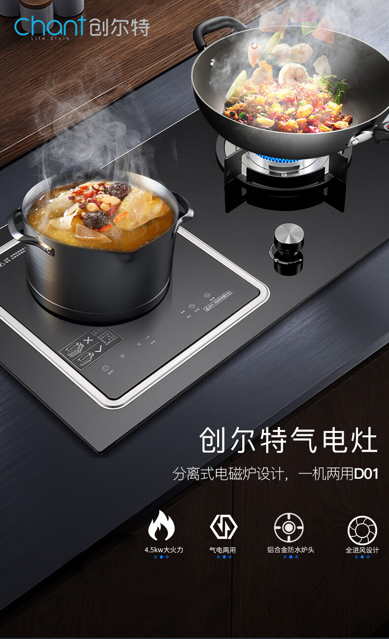 创尔特气电两用灶d01 液化气【图片 价格 品牌 报价】-京东