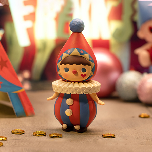 泡泡·玛特盲盒2021网红新款pucky毕奇马戏团一整套手办女孩 快乐小丑