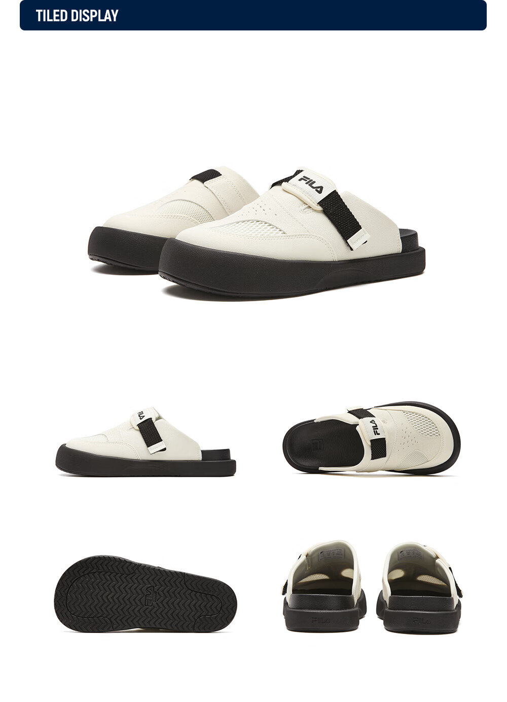 FILA Official Women's SMILA Sandals 2026 Summer Comfortable Birkenstock Style Slide Sandals Commuter Versatile Cool Slippers 28