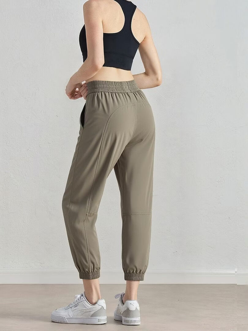 MiiOW Women's Summer Lightweight Loose Mid-Waist Outdoor Sports Hiking Quick-Dry Sun-Protective Pants 22