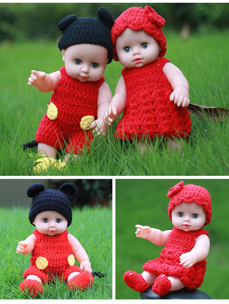 胶皮娃娃玩具智能仿真婴儿洗澡洋娃娃软胶宝宝早教过家家儿童公主女孩