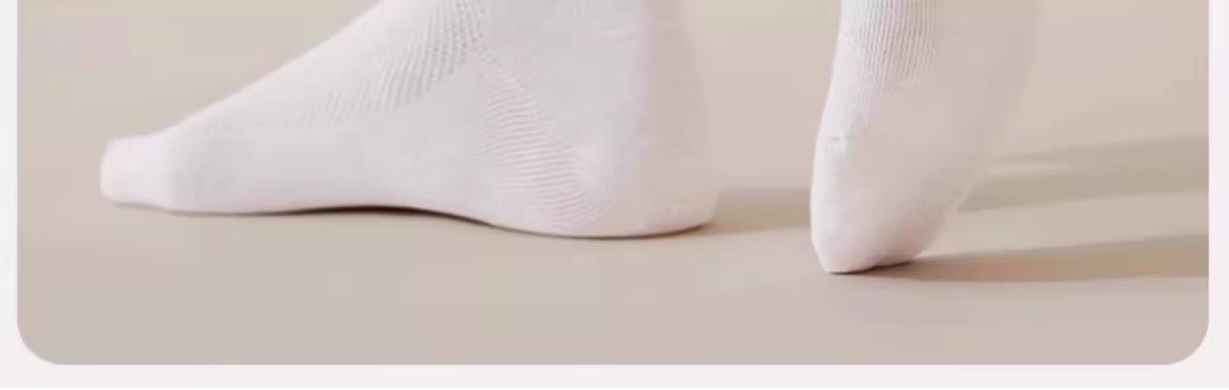 Dr. Chu Disposable Women's Socks Summer Daily Cotton Breathable Mid-Calf 10A Antibacterial Patterned 5 Pairs 44