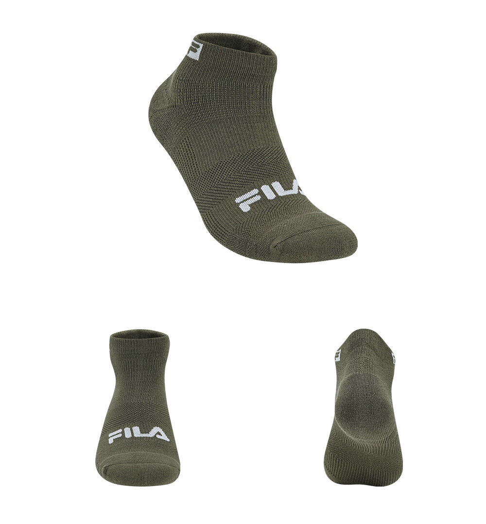 FILA Official Men's New Low-Cut Comfortable Simple Short Socks Fitness Sports Ankle Socks 7