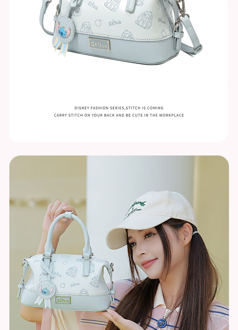 Disney 2026 New Stitch Collaboration Women's Shoulder Crossbody Bag Birthday Gift for Girls 4