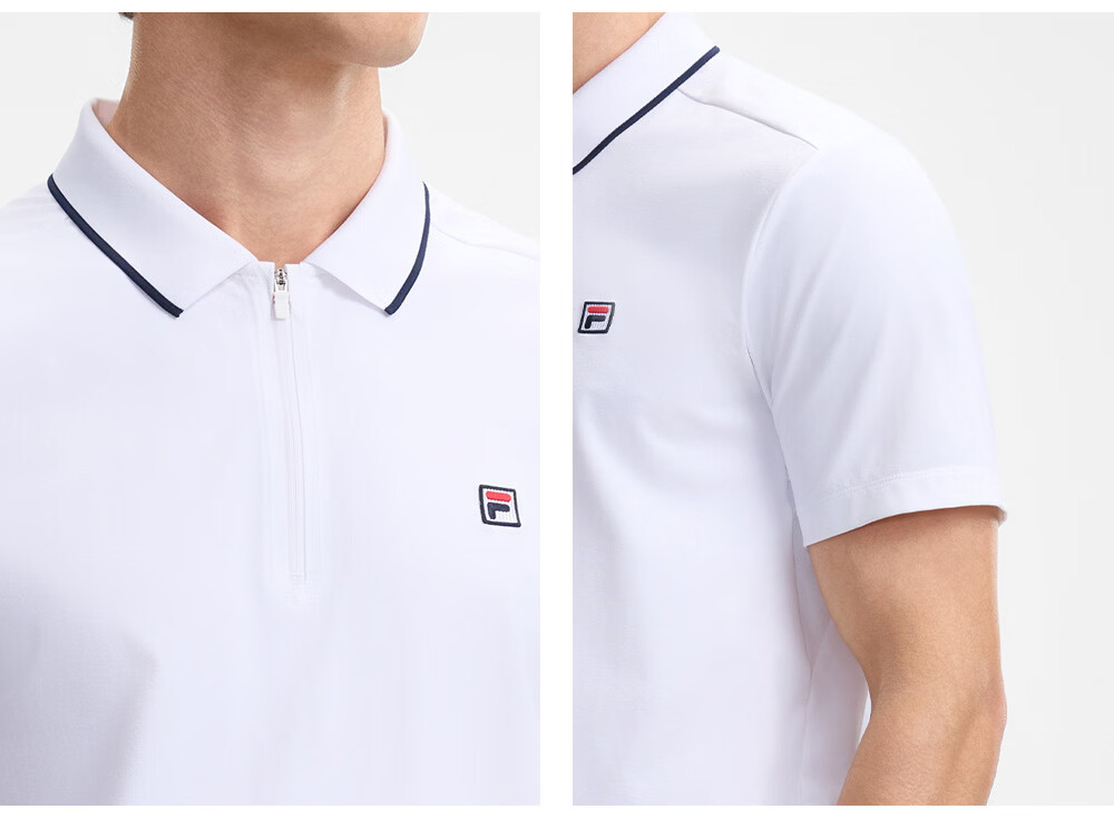 FILA Official Men's Knitted Short Sleeve Polo Shirt 2026 Autumn New Tennis Sports Quick-Dry Top 14