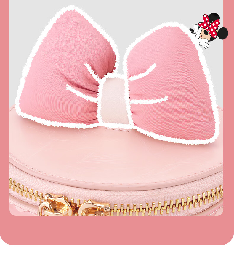 Disney Minnie Girls Shoulder Bag Birthday Gift for 10-12 Year Old Girls Children's Crossbody Bag 2026 New Model 10