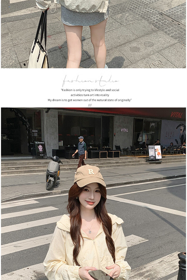 Langsha Women's Hooded Woven Sun Protection Jacket Summer Lightweight Outdoor Sports UV Protection Quick-Dry Loose Coat 10