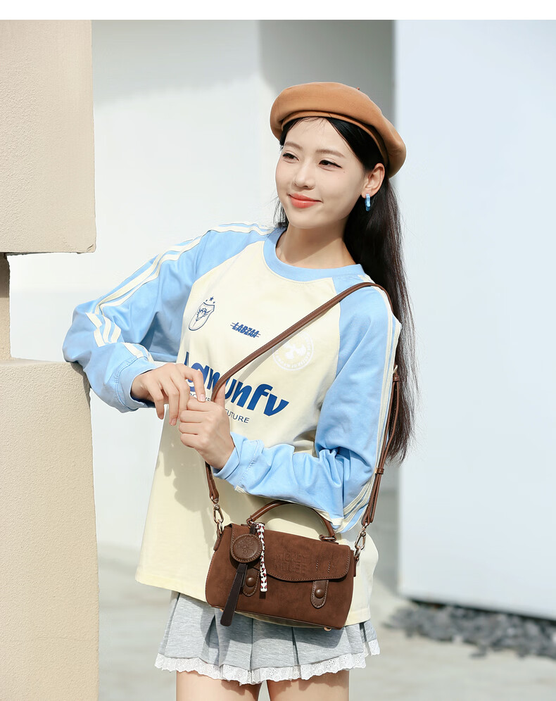 Disney Women's Bag 2026 New Small Niche High-End Handbag Crossbody Commuter Practical Birthday Gift for Girls 10