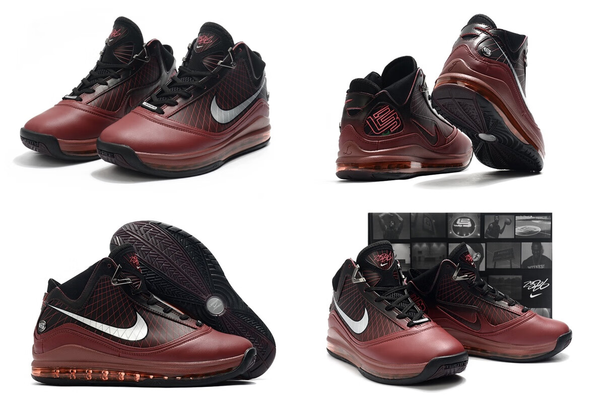 【官方旗舰店】lebron7 qs 詹姆斯7代篮球鞋 实战缓震耐磨气垫休闲男