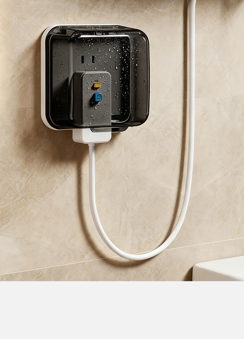 CHIGO Waterproof Socket Box 86 Type Elevated and Enlarged Adhesive Waterproof Box for Bathroom Kitchen Waterproof Cover Elevated and Enlarged Waterproof Box 5