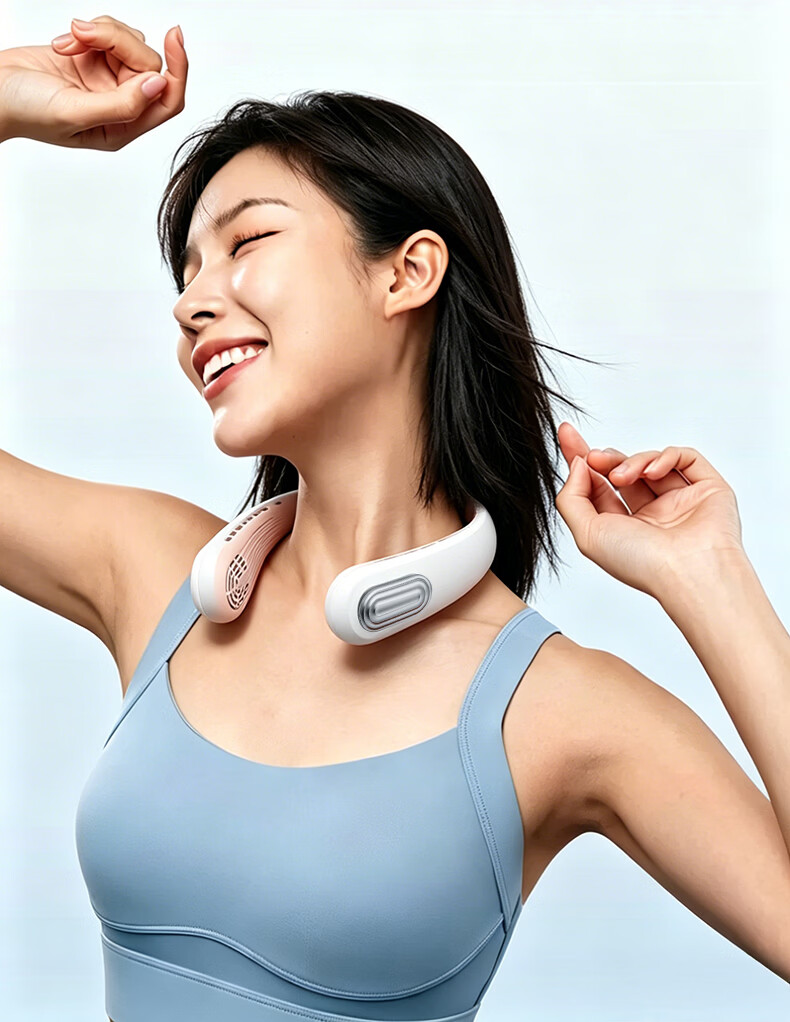 OYOCO Neck Hanging Fan 2026 New Long Battery Life Rechargeable Mini Fan Portable Silent Wearable Bladeless Turbo Cooling Air Conditioner for Students Outdoor 19