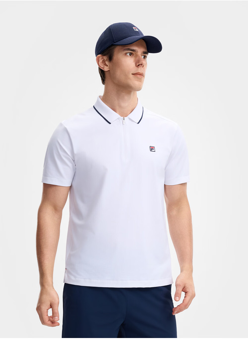 FILA Official Men's Knitted Short Sleeve Polo Shirt 2026 Autumn New Tennis Sports Quick-Dry Top 10