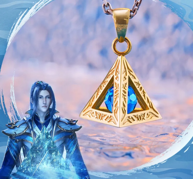 斗罗大陆周边戒指 s925开口戒指二次元国动漫唐三外附魂骨八蛛矛指环