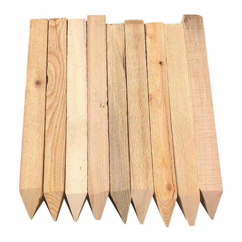 测量木桩测绘放线木桩工地放样定点桩工程原木木头桩子立柱小木桩 40*
