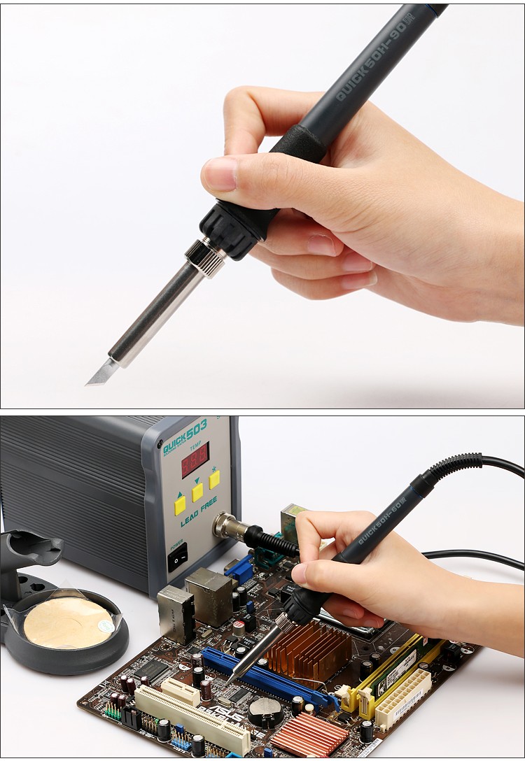 快克503 504维修工具quick焊接锡焊电烙铁无铅数显高频电焊台 qk504