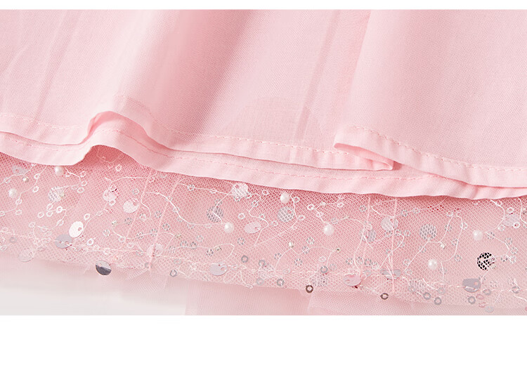 Disney Girls' Dress Children's Princess Tulle Dress Birthday Party Dress 2026 Summer New Girls' Sleeveless Dress 18