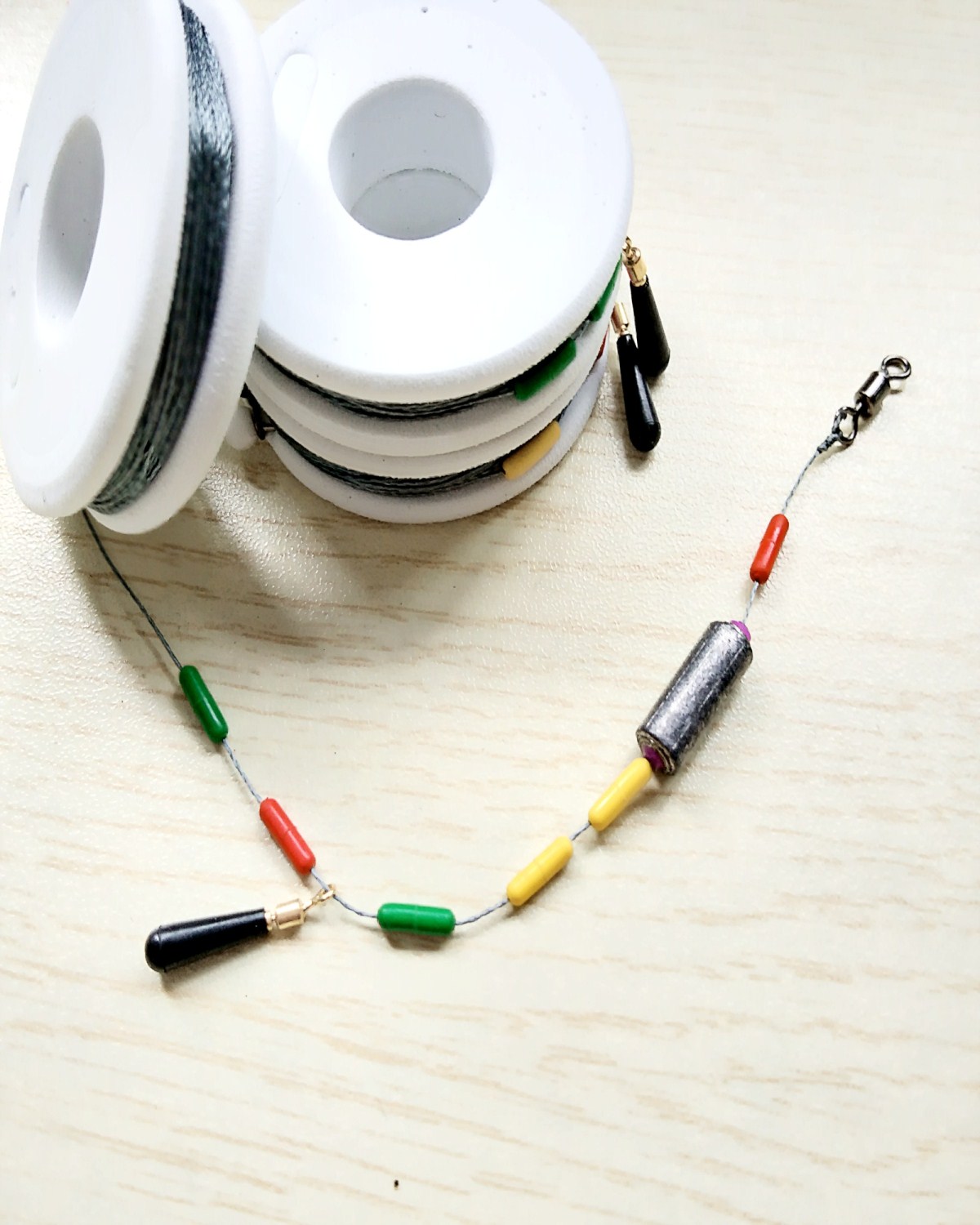 大力马鱼线主线线组套装绑好成品方便进口鱼线鱼钩套装渔具用品54米20