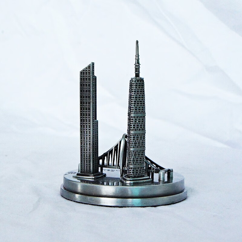广州四件套模型摆件 家居办公室桌面金属装饰摆设工艺品 创意礼品旅游