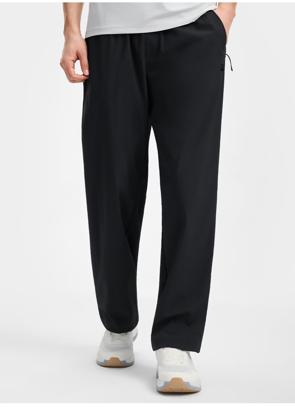 FILA Official Men's Woven Long Pants 2026 Summer New Running Fitness Sports Loose Trousers 6