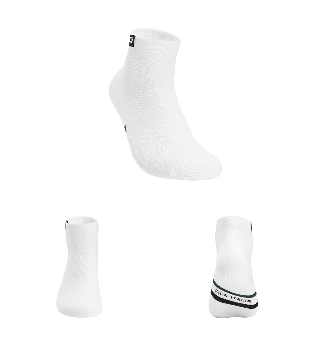 FILA Official Men's New Mid-Waist Golf Sports Socks Comfortable Simple Daily Mid-Calf Socks 6