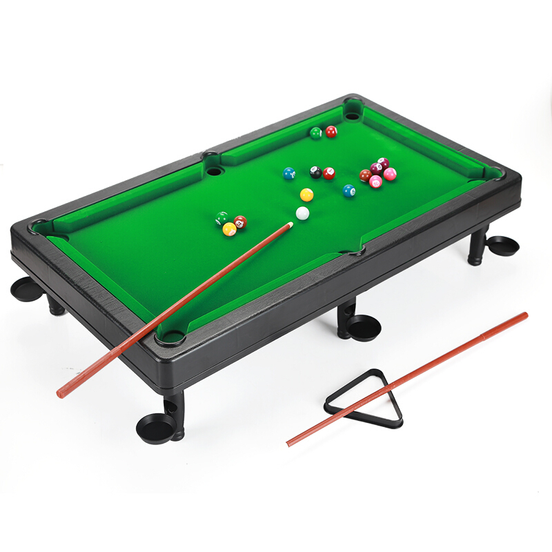 儿童桌球家用组装塑料迷你台球玩具互动游戏小孩 大号65*36*16cm数字