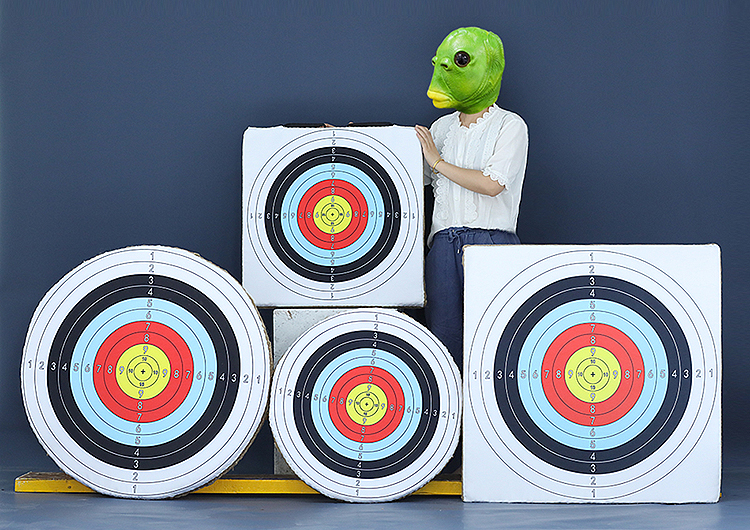 室外射击训练靶弓箭靶子箭靶室内靶盘草靶射箭户外靶心架训练靶 布面
