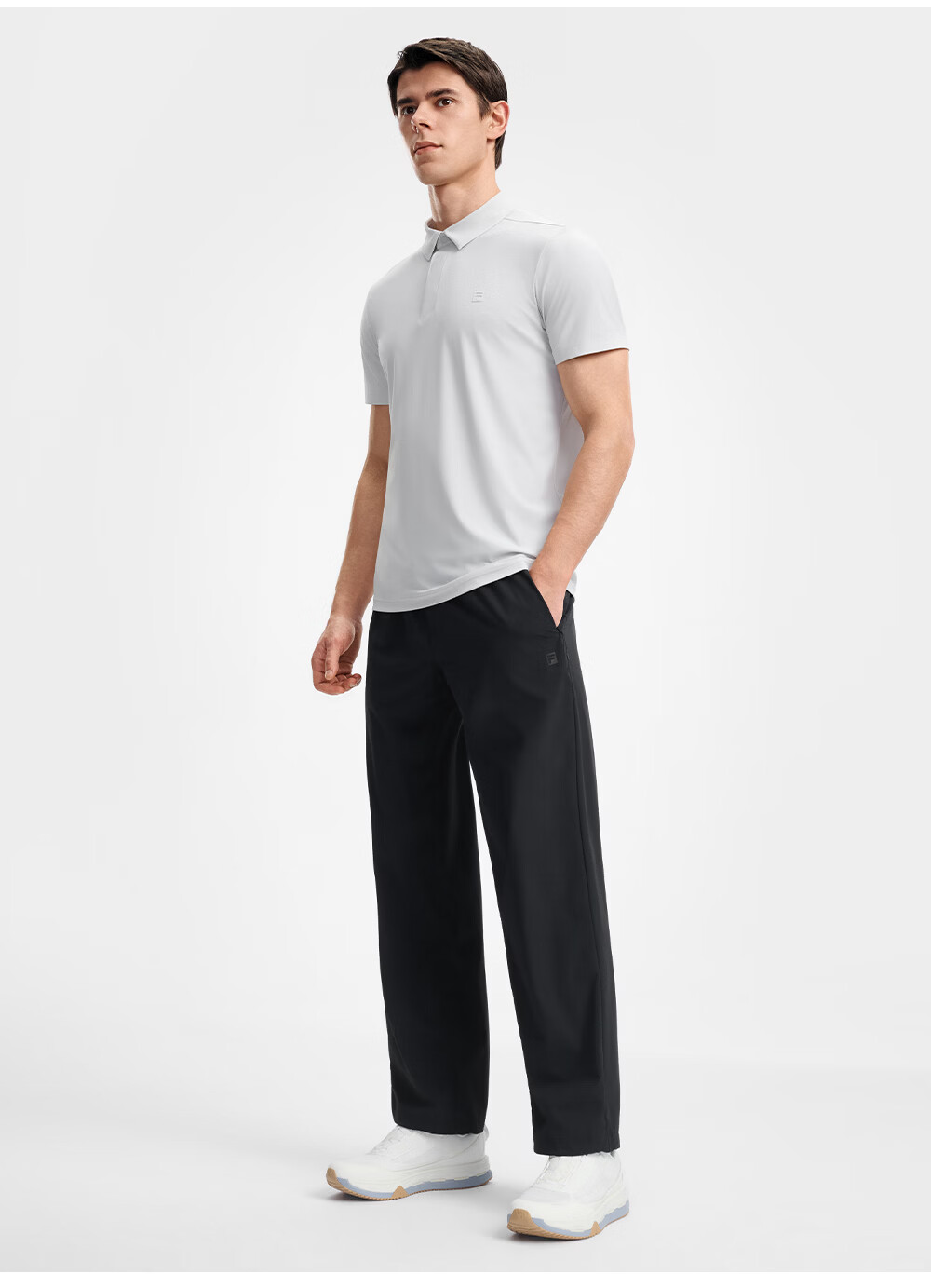 FILA Official Men's Woven Long Pants 2026 Summer New Running Fitness Sports Loose Trousers 8