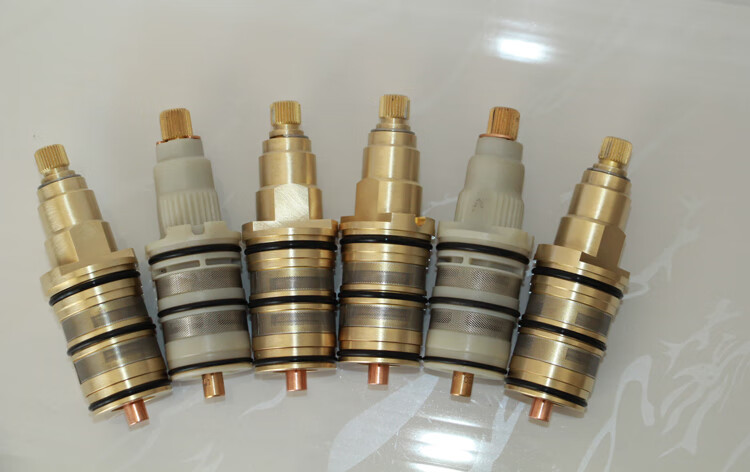 适用科勒恒温阀芯摩恩恒温阀芯赛道恒温阀芯万耐恒温阀芯全铜阀芯 全