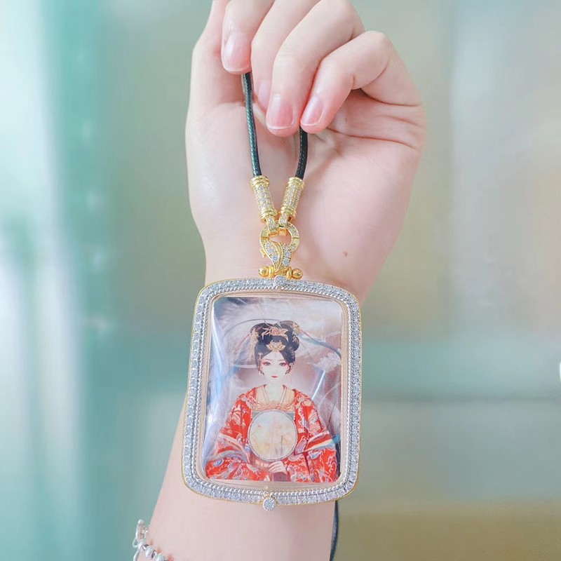 当天发货沃韵泰国佛牌阿赞莫正牌项链吊坠孙一宁同款凤求凰油一套镀银