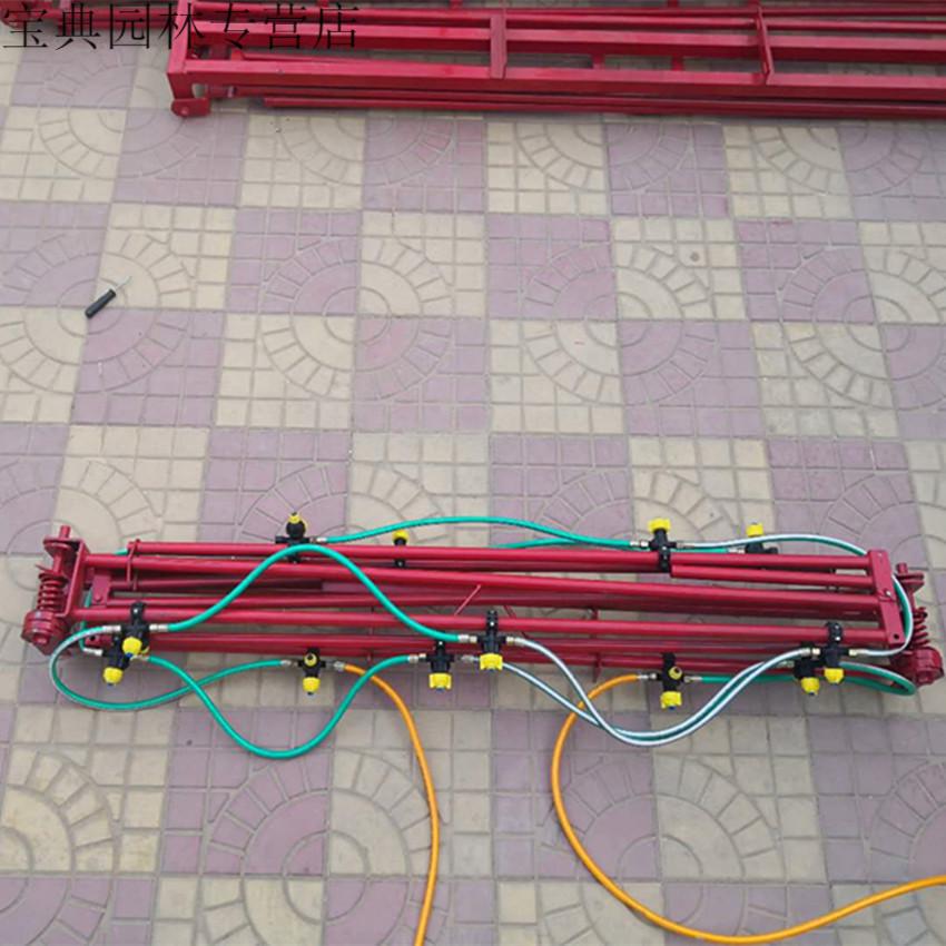 2022新品打药机配件打药喷杆农用拖拉机后置改装农用农药折叠支架12米