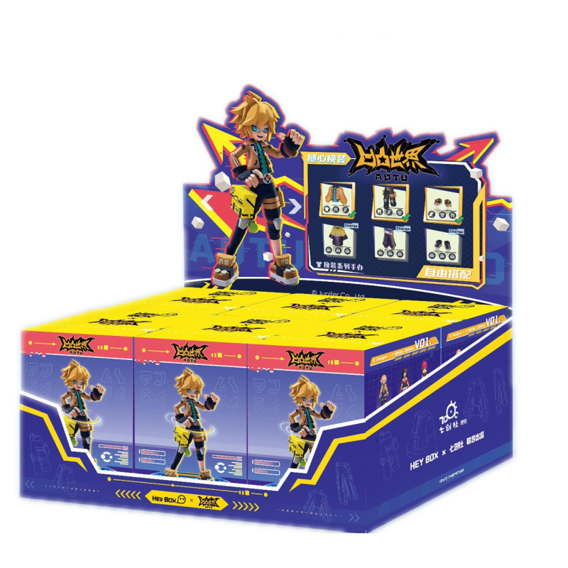 手办立体模型周边盲盒安迷修七创社换装潮玩金格瑞弹隐藏全套款摆件