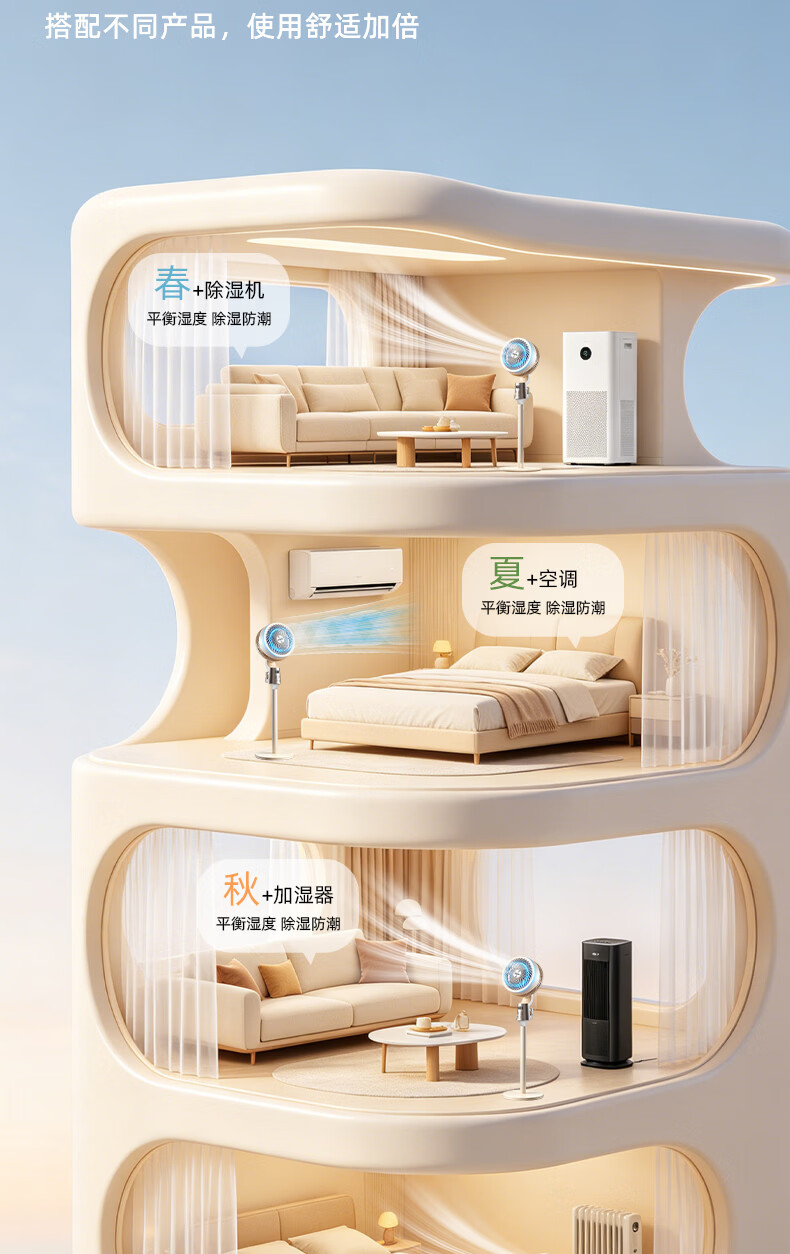 AUX Storm Mosquito Repellent Electric Fan High Wind Power Pedestal Air Circulation Fan Retractable Foldable Electric Fan Bedroom Home 2026 New Mosquito Repellent Fan Price Protection 618 18