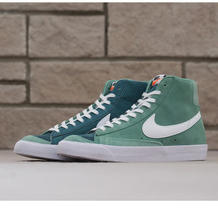 【公司级】开拓者 blazer mid77 红绿拼接鸳鸯休闲滑板鞋男女鞋 cz