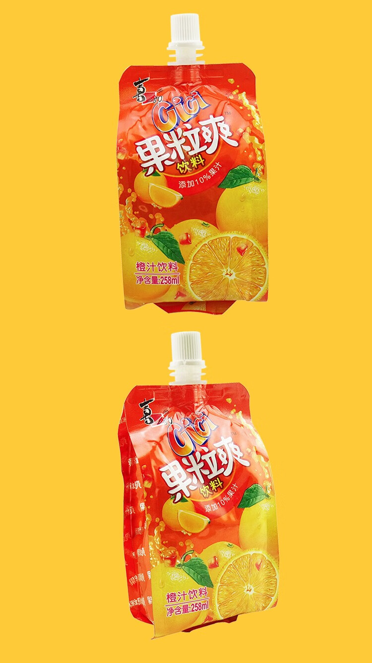 喜之郎 cici果粒爽 258ml×8 果汁饮料 休闲零食零嘴 果冻 冰糖雪梨