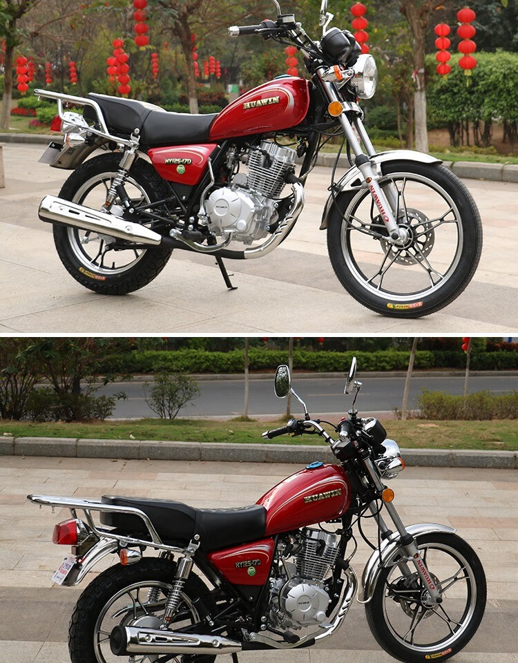 珠峰华鹰150cc燃油车男士骑式车国四电喷太子摩托车整车可上牌 国四车