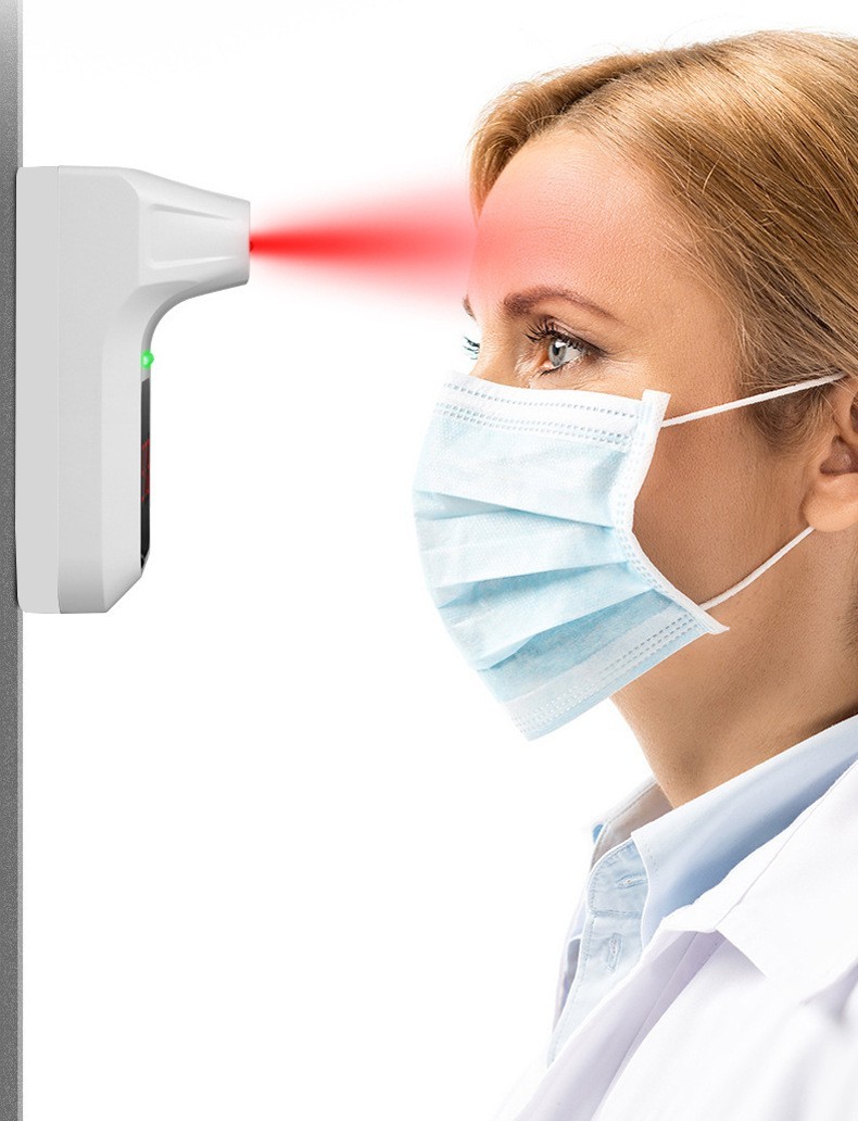 药房直售医用红外额温计gp100语音版自动测温仪体温检测测量仪yr乐航