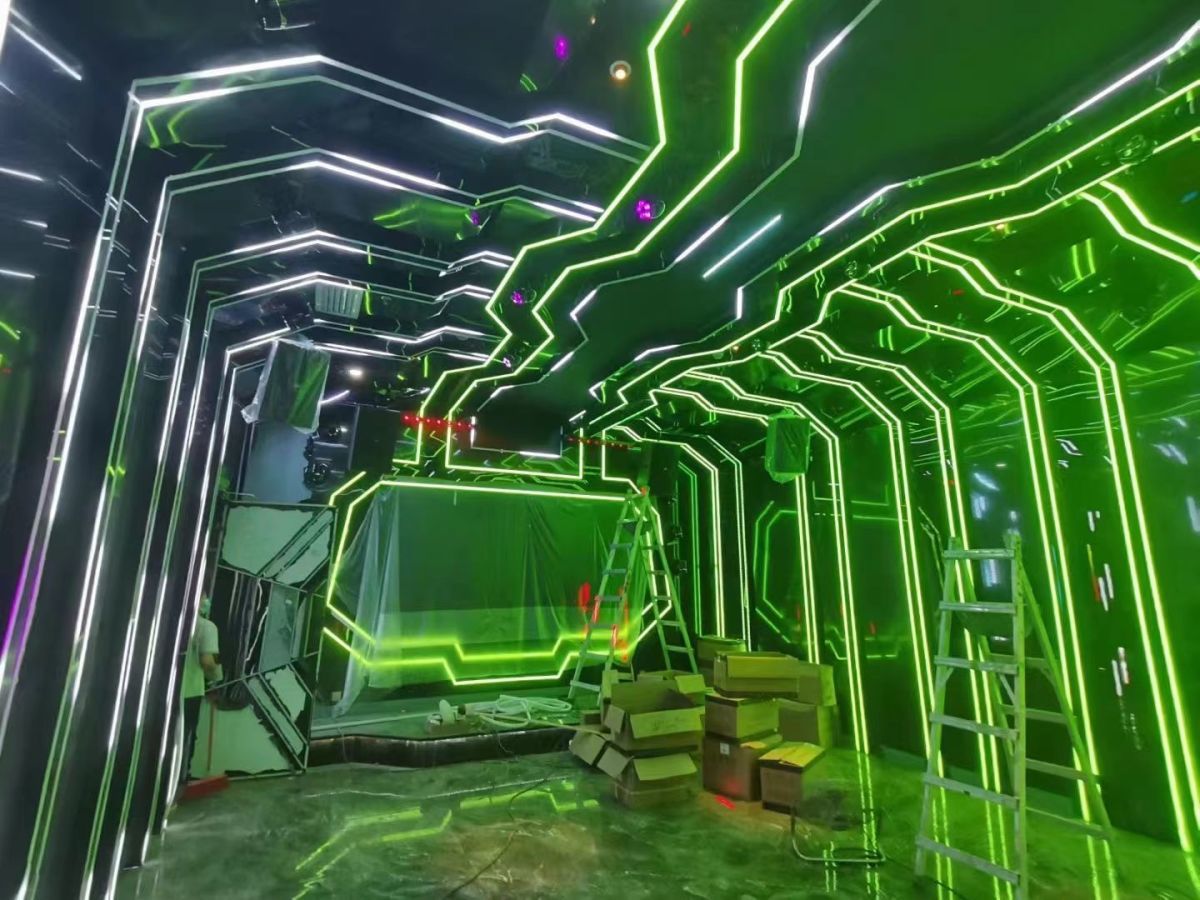 声控12v酒吧ktv全幻彩灯带条婚礼健身房智能编程清吧户外跑马亮化sn