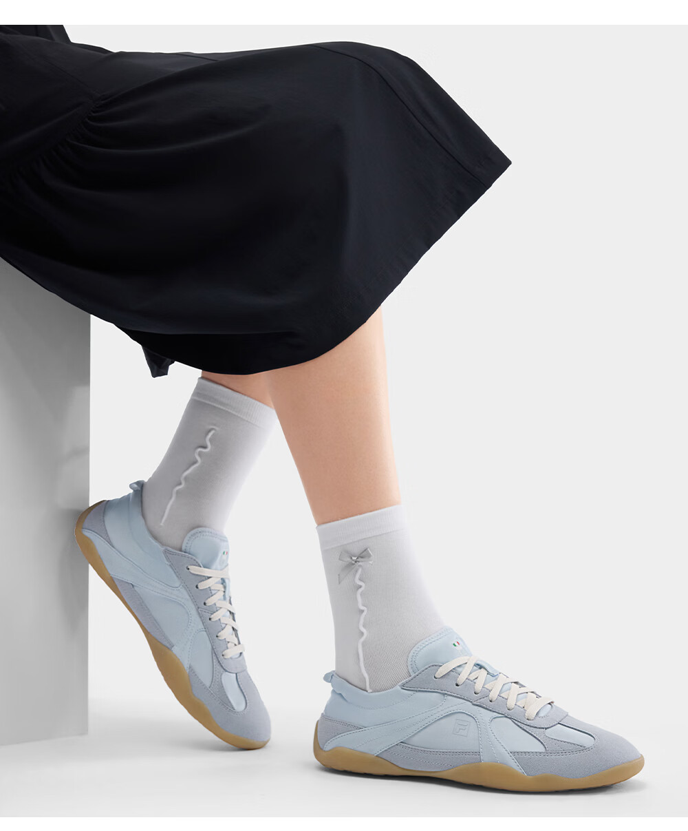 FILA Ballet Shoes Korean Style Sports Luxury Ballet Flats Women's New Football Training Shoes 36