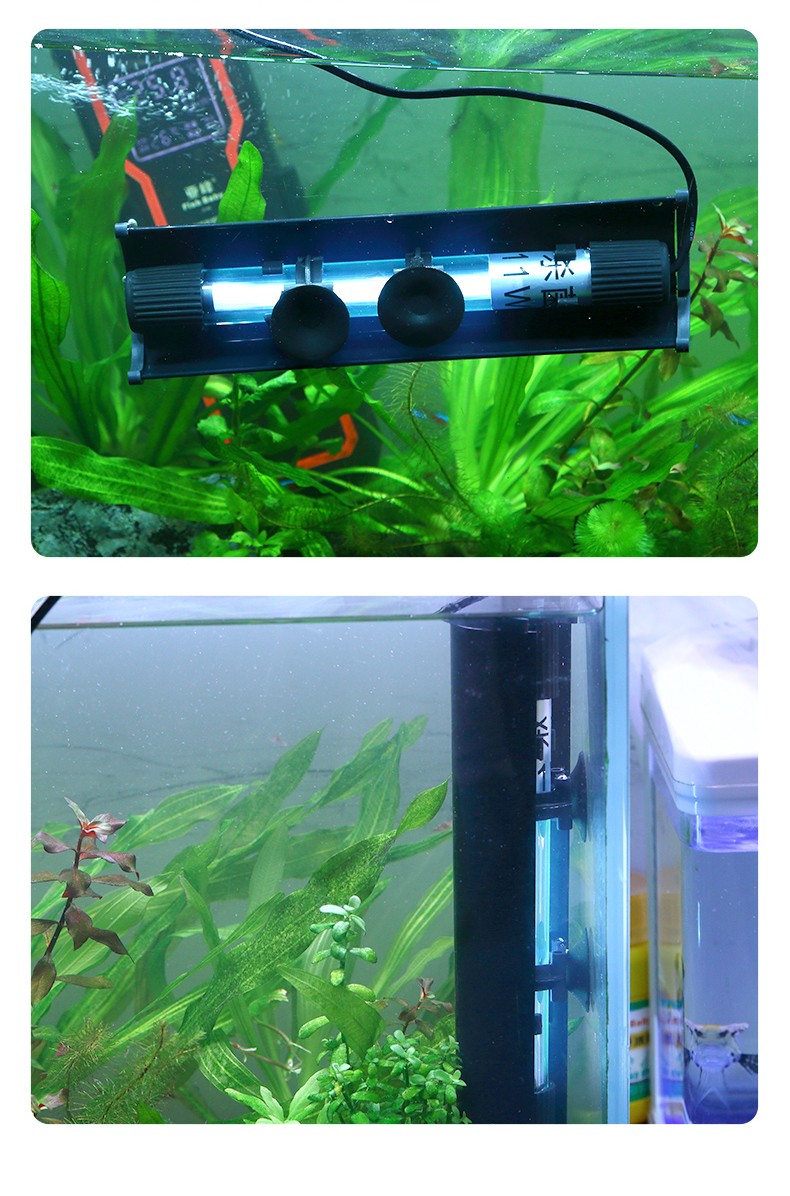 亚峰(yafeng)鱼缸灯uv鱼池杀菌灯鱼缸专用潜水灭菌灯紫外线消毒灯管道