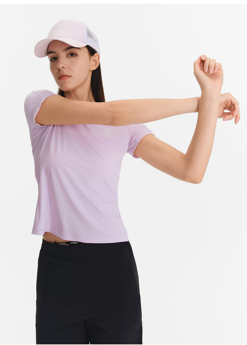 Biyinlefen Golf [Moisture-Wicking Quick-Dry] 2026 Spring Summer New Women's Elastic Comfortable Soft Sports Casual Short Sleeve T-Shirt 20