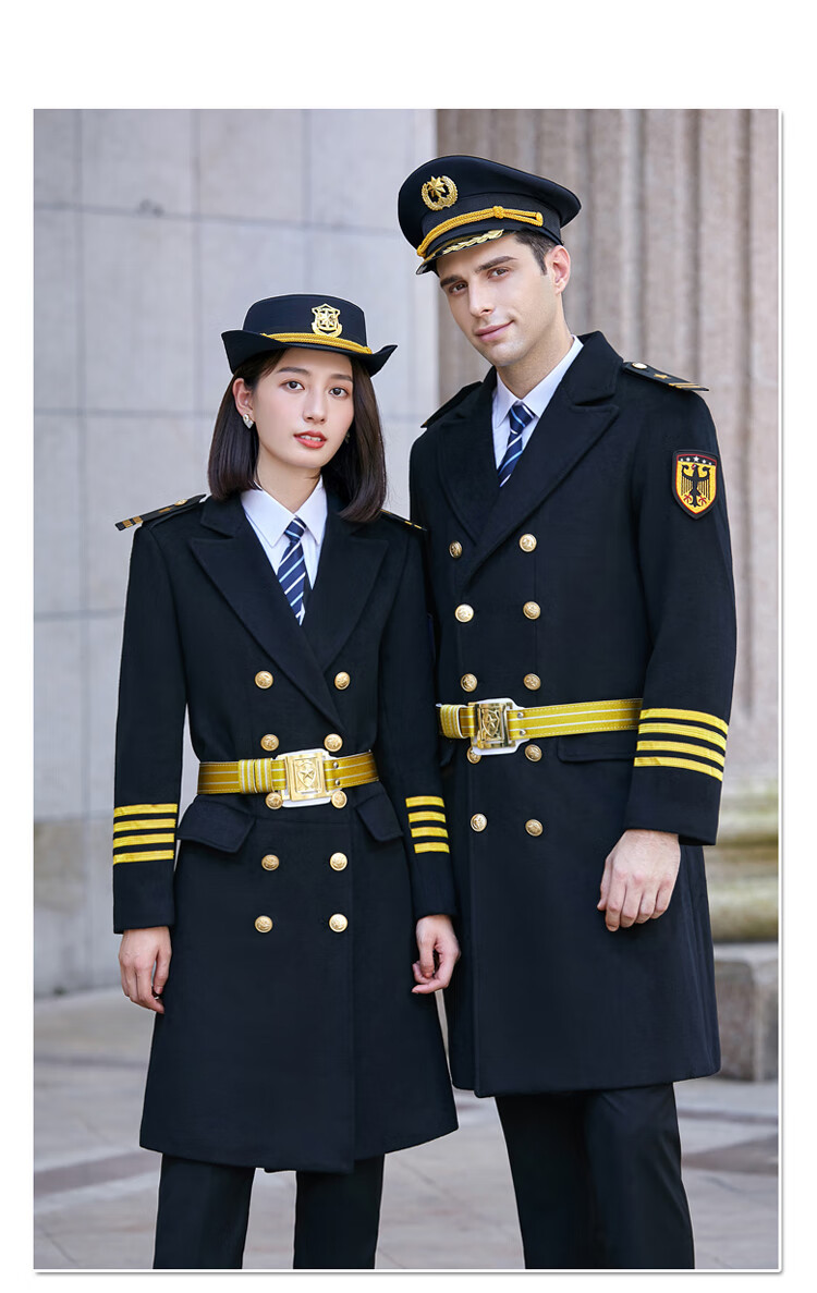 铁路制服外套保安工作服大衣男士高铁路地铁装风衣形象岗礼宾毛呢外套