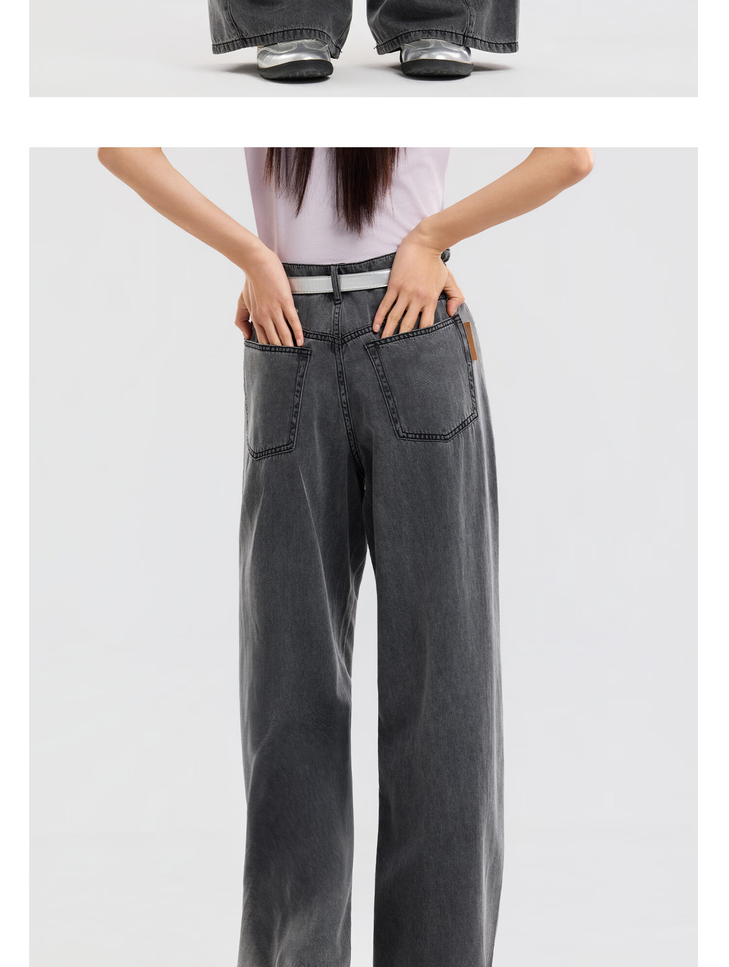 Metersbonwe Women's Jeans 2026 Summer New Lyocell Ice Silk Cotton Stretch Breathable Versatile Straight Pants 21