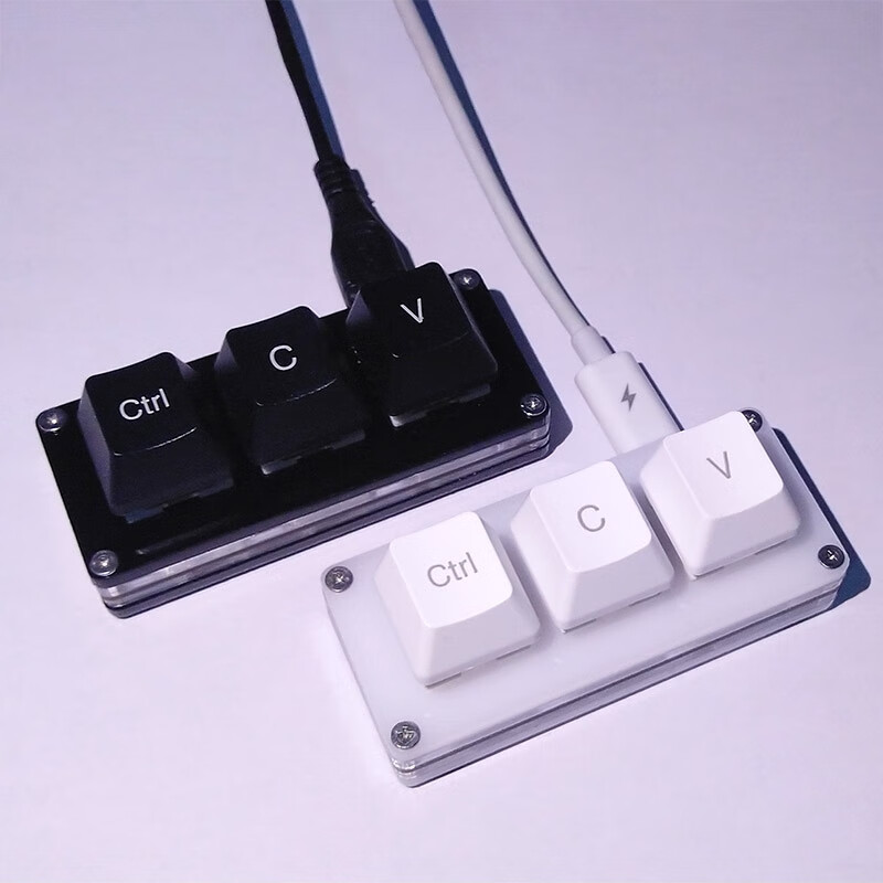 简梓复制粘贴键盘usb有线 快捷键盘自定义程序员迷你