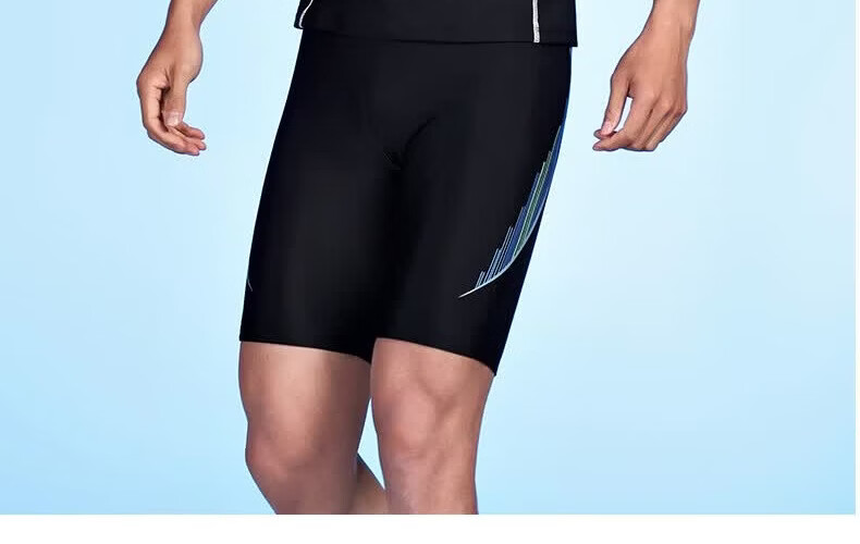 Yuke Men's Swimwear Set Swim Trunks Adult Teen Sun Protection Plus Size Quick-Dry Hot Spring Professional Swimming Gear Full Set 19
