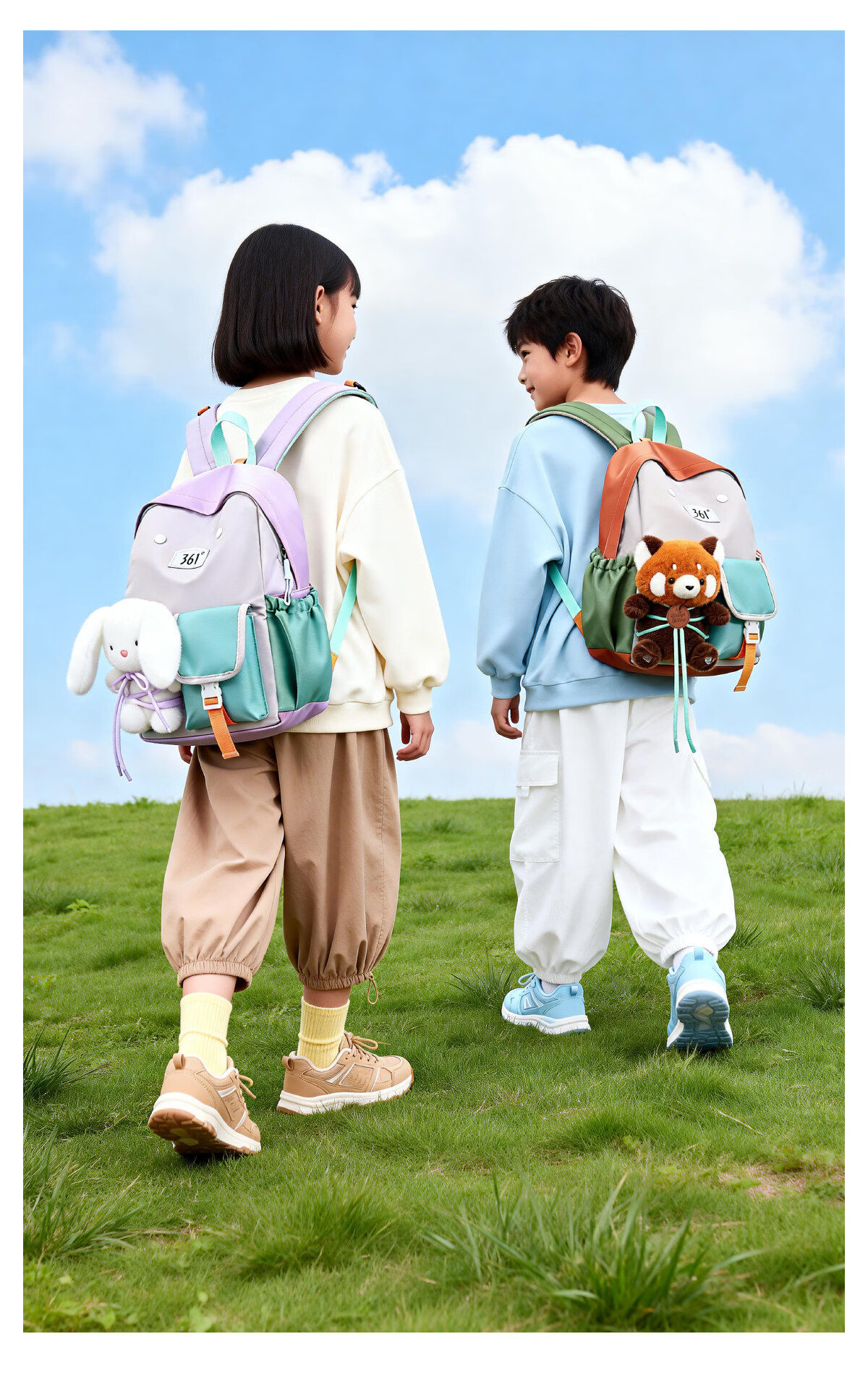 361° Kids Backpack 2026 New Kindergarten School Bag Boys Girls Lightweight Spine Protection Primary School Student Backpack 9
