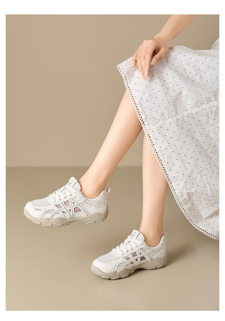 La Chapelle Women's Summer New Soft Sole Mesh Trainer Breathable Casual White Sneakers Yellow Size 37 11