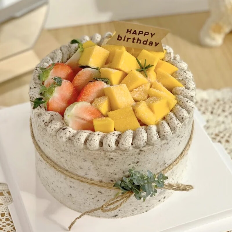 网红咸奶油海盐生日蛋糕同城配送北京上海深圳广州南京杭州天津西安