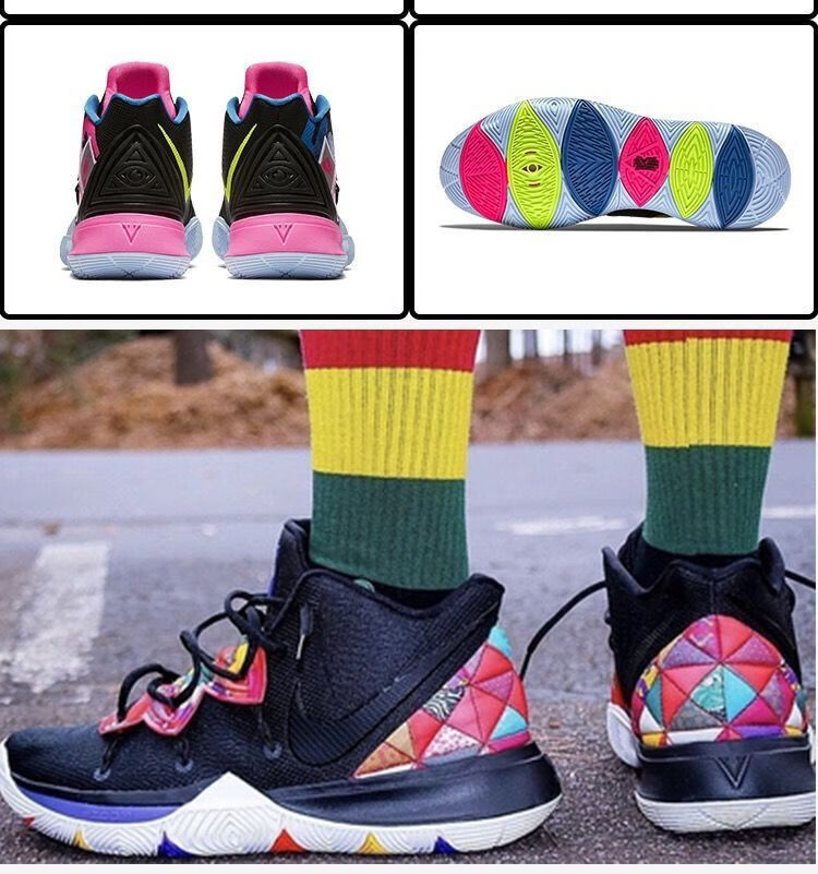 宝宝菠萝屋章鱼哥kyrie笑脸老友记黑白实战男女篮球鞋 欧文5老友记 46