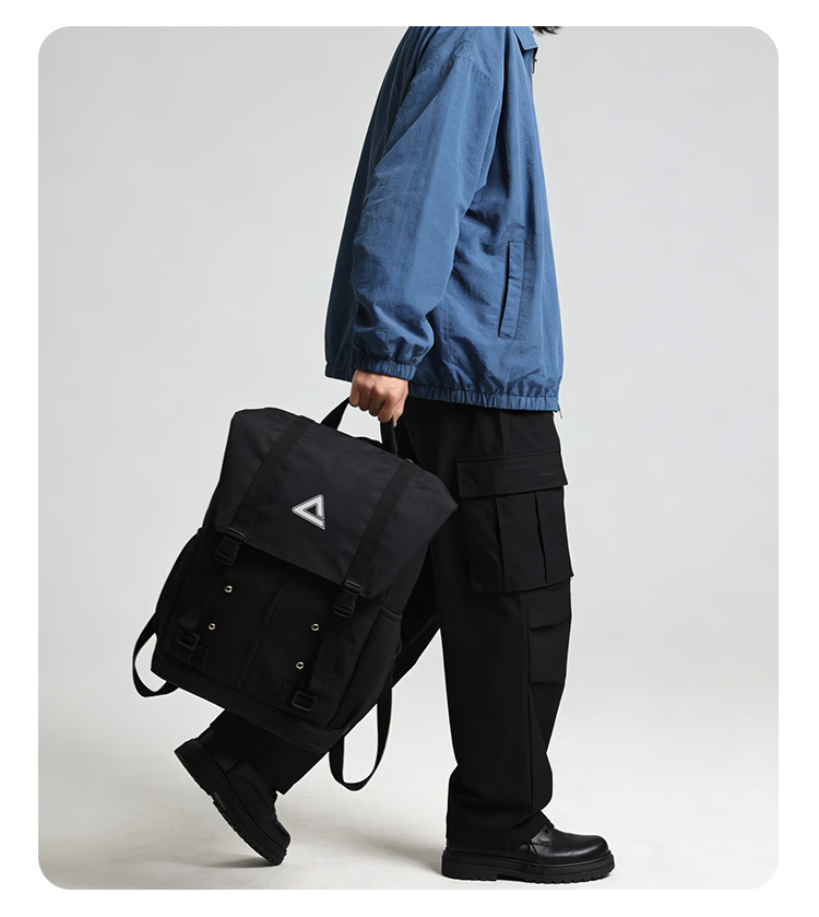PEAK Stylish High-Capacity Lightweight Backpack for School, Commuting, Travel, and Casual Use Durable Shoulder Bag 15